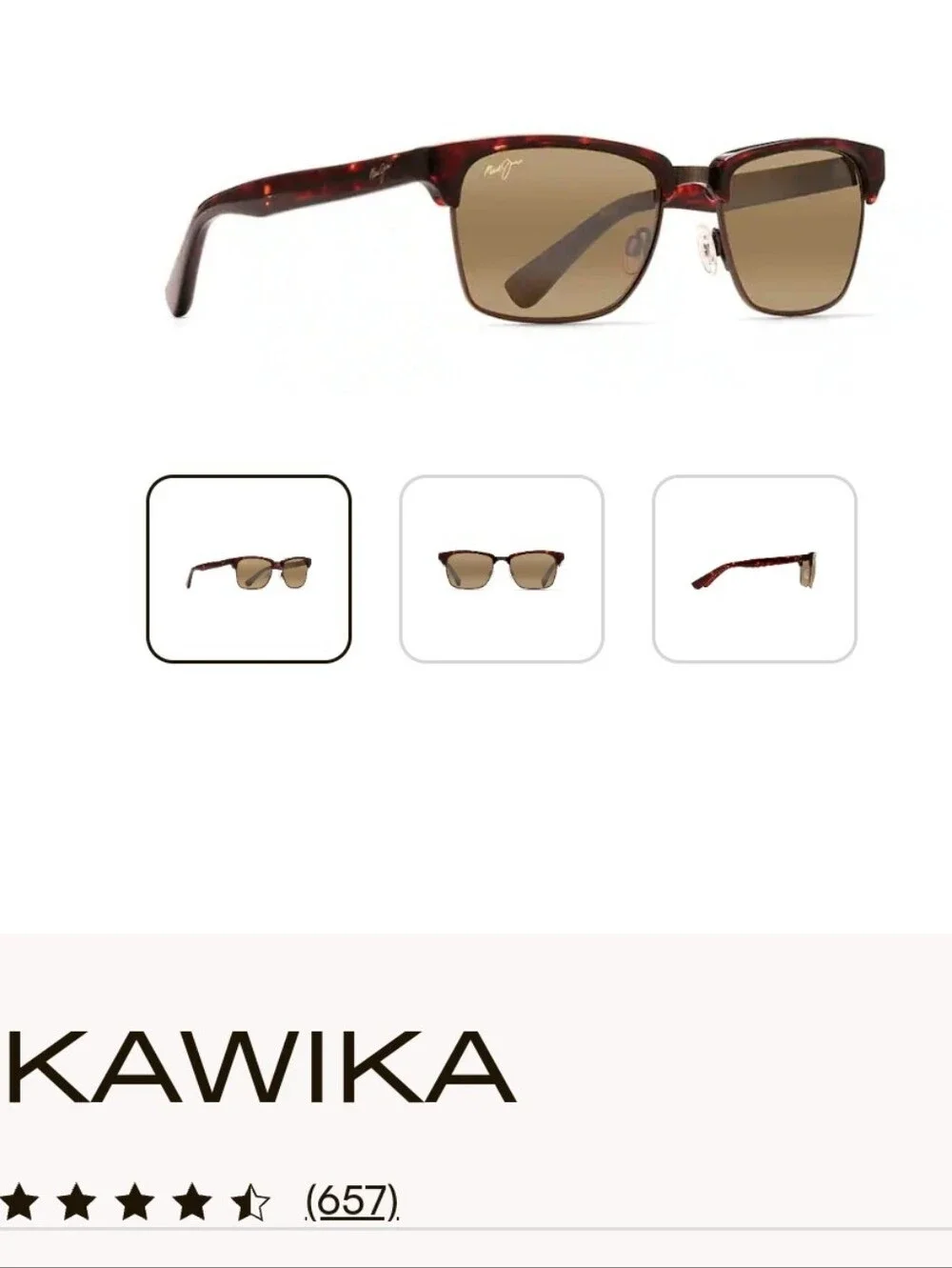 Maui Jim's  Jim Kawika Polarized Sunglasses